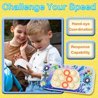 Juego de Empujar Rápido, Juguete Educativo de Plástico para Niños de 14+ Años, Unisex, Regalo de Navidad o Cumpleaños