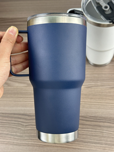 Wholesale 30oz Insulated Travel Mug with Handle Double Wall Stainless Steel Vacuum Cup Custom Logo for Coffee Tea Home Garden - Product Image 5