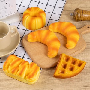 PU Slow-Rebound Simulated Food <b>Large</b> Bread Model Pineapple Bun Caterpillar Squishy Toy Same Style Xiaohongshu Model - Product Image 6