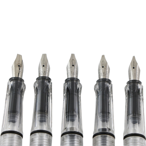 Stylo <span class=keywords><strong>plume</strong></span> transparent en plastique avec pointes flexibles en bec de canard, optionnel, pour <span class=keywords><strong>calligraphie</strong></span> <span class=keywords><strong>anglaise</strong></span> et arabe - Product Image 3