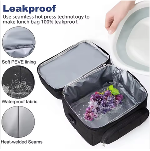 Sac isotherme portable en Oxford 600D avec logo personnalisé pour la conservation des aliments, boîte à lunch de cuisine, glacière de camping et bâtonnets glacés - Product Image 6