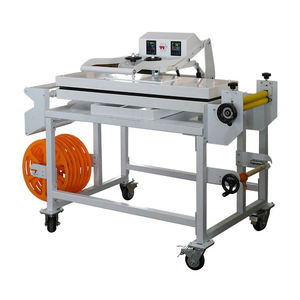 Máquina de Prensa Térmica para Cintas con Doble Placa Calefactora de Gran Tamaño 70x90/30x100 y Base Móvil - Product Image 1