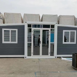 Casa Prefabbricata Pieghevole con Struttura a Container, Ampio Spazio, Espansione a Doppia Ala 2-in-1 per Uso Soggiorno - Product Image 1