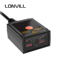 Lecteur de matrice de données à balayage continu à grande vitesse Scanner de codes à barres 2D à montage fixe Scanner fixe industriel RS232 IP65