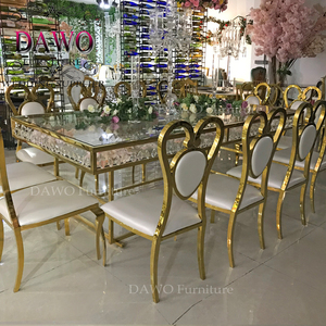 Romantico lampadario <span class=keywords><strong>di</strong></span> <span class=keywords><strong>Cristallo</strong></span> tabella <span class=keywords><strong>di</strong></span> cerimonia nuziale con vetro - Product Image 3