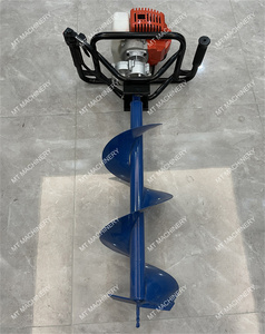 Tarière de plantation d'arbres CE de haute qualité 52cc, perceuse de trous profonds pour poteaux, tarière de sol - Product Image 5