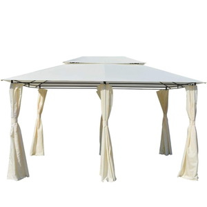 Yoho elegante arco cenador y puente diseño aluminio Gazebo pérgola impermeable Louvre techo pabellón con Material de <span class=keywords><strong>acero</strong></span> - Product Image 3