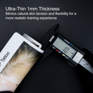 แผ่นซิลิโคน SMP สำหรับฝึกทำผมและหนังศีรษะเส้นผมสำหรับสัก<span class=keywords><strong>ผม</strong></span>จริงแบบมืออาชีพ - Product Image 6