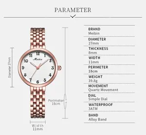 MEIBIN 1051 <span class=keywords><strong>di</strong></span> moda <span class=keywords><strong>di</strong></span> <span class=keywords><strong>lusso</strong></span> giappone movimento al quarzo orologio <span class=keywords><strong>da</strong></span> <span class=keywords><strong>polso</strong></span> <span class=keywords><strong>da</strong></span> <span class=keywords><strong>donna</strong></span> bracciale a buon mercato - Product Image 2