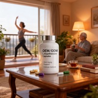 Capsules d'ergothionéine, complément nutritionnel naturel à base d'acides aminés, antioxydant, GMP, vente en gros OEM