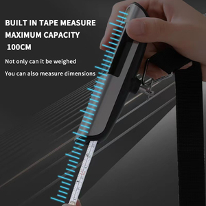 เครื่องชั่งน้ำหนักกระเป๋าแบบดิจิตอลที่ขายดีที่สุดเครื่องชั่งแบบพกพาขนาดพกพา50กก./<span class=keywords><strong>110</strong></span>ปอนด์ - Product Image 4