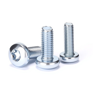 Tornillos de cabeza plana M3 M4 M5, tornillos de cabeza Torx, tornillos métricos de grado 8.8, tornillos de máquina de hierro zincado para equipos de comunicación - Product Image 3