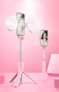 Hot Bán 4-Trong-1 Không Dây Ảnh Tự Sướng Thanh LED Vòng Ánh Sáng Mở rộng Cầm Tay <span class=keywords><strong>Monopod</strong></span> Sống Khung <span class=keywords><strong>Tripod</strong></span> Cho Máy Ảnh Kỹ Thuật Số - Product Image 6