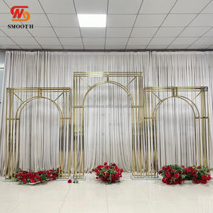 Nuevo Arco de Acero Inoxidable Dorado para Bodas, Soporte para Fondo de Escenario, Arco para Decoración de Fiestas - Product Image 6
