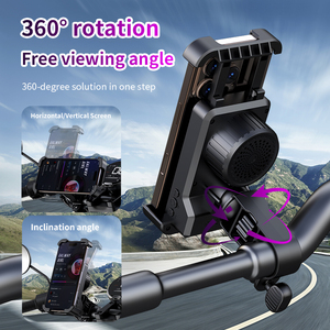 Soporte Giratorio de 360 Grados para Teléfono Móvil en Motocicleta y Bicicleta, Inalámbrico, para Altavoz, con Batería de 1000-2000mAh, Resistente al Agua IPX-1 - Product Image 2