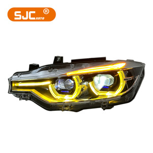 Đèn pha kép màu vàng và trắng SJC Laser dành cho BMW <span class=keywords><strong>3</strong></span> Series F30 F35 - Phụ kiện ô tô bán chạy, đèn pha trước - Product Image 6