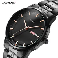 Wristwatches SINOBI New Classic Watch S9834G Carnival Miyota Quartz Handwatch Custom Sport Wristwatches Mens Watch Relojes Para Hombres