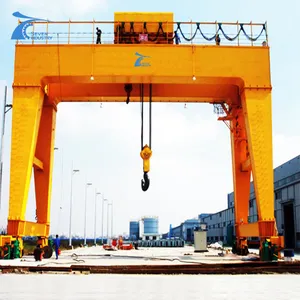 Kapasitas Besar 100Ton Double Girder Gantry Crane dengan Crane Buffer Storage