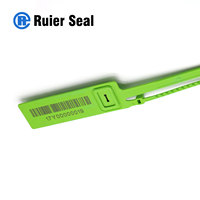 Sceaux en plastique anti-effraction personnalisés Ruier REP112 avec logo personnalisé, sceaux en plastique pour la logistique, sceaux de sécurité express