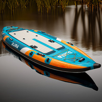 DAMA vente en gros 2 personnes standup sup paddle board pêche gonflable sup paddle board avec siège et moteur