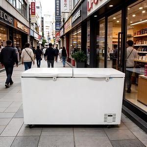 Refrigerador Horizontal de Doble Puerta para Tiendas de Conveniencia <span class=keywords><strong>BDBC</strong></span>-458 - Product Image 1