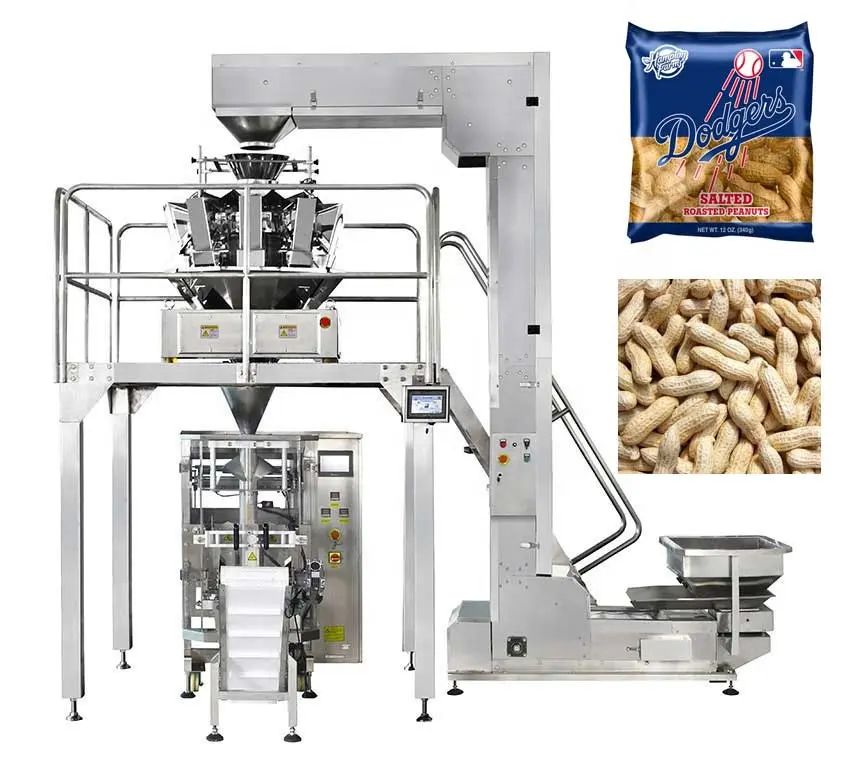 Automatische Chinese Fabrikant Plastic Zakken Verpakkingsmachine Voor Voedsel Chips Snoep Verpakking Machine