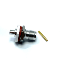 Connecteur femelle étanche TNC à souder pour câble semi-flexible RG402 .141