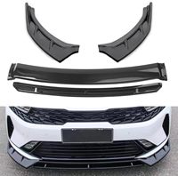 Spoiler avant universel à 4 étages, pare-chocs fixe, séparateur de pare-chocs, marque HITEC, matériau PP, 181 mm, noir brillant, AC Schnitzer X6 E71 SUV