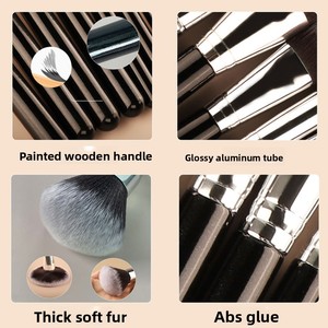 Travel Cosmetic Bag Foldable Makeup Brush Organizer Stand Case Makeup Artist Holder Professional Beauty Storage - Product Image 4
