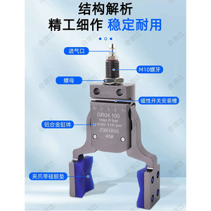 Mini-EHRG Pinza Neumática de Silicona Magnética de Ancho Ajustable, Nueva y Usada, con Rosca para Máquinas de Moldeo por Inyección para Agricultura - Product Image 1