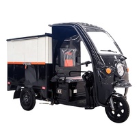 Tricycle de livraison express, cabine fermée, camionnette, trois roues, tricycle électrique