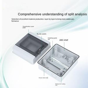 Boîtes de jonction électriques étanches et anti-poussière en plastique ABS de haute qualité Équipement de distribution d'énergie avec boîtier de distribution - Product Image 3