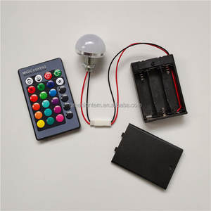 חצי כדור מנורת הנורה AA סוללה תיבת <span class=keywords><strong>LED</strong></span> הנורה אור נייד מיני RGB פנס לילה אור מראה חדר הלבשה קמפינג אור הנורה - Product Image 2