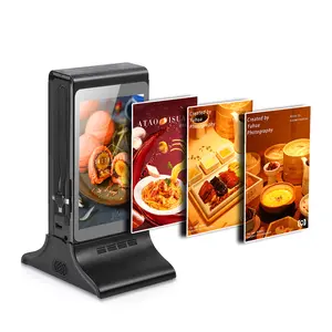 Shenzhen Tabletop Social Media Stand Talker Holder Restaurant Table Advertising Player Digital Menu Digital Signage And Displays