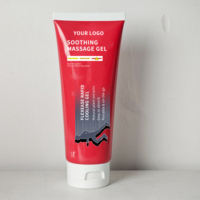 Crème de massage apaisante et rafraîchissante rapide au gel de Curcuma Longa naturel personnalisé pour le corps, absorption rapide, soulagement des douleurs articulaires