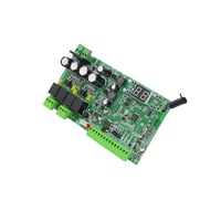Papan Kontrol Gerbang Pintu Ayun Elektrik YET870-V2.0 Dual Arms AC24V 433MHz Transmitter Receiver untuk Kontrol Kode Bergulir Garasi