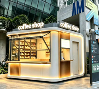Kiosque personnalisé pour café, pergola modulaire, mini-maison pour service postal et kiosque de salle de lecture