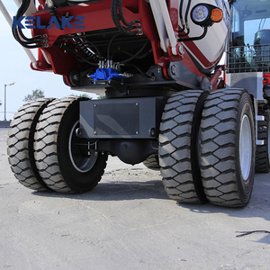 Camion malaxeur à béton autochargeur à cuve plate, camion malaxeur à ciment autoalimenté à cuve plate - Product Image 2