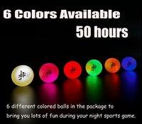 Balles de golf lumineuses en gros pour l'entraînement nocturne et le divertissement – Emballage personnalisé pour l'extérieur avec LED intégrées