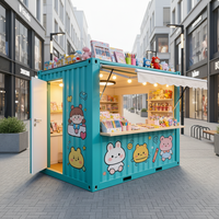 Maison conteneur modulaire préfabriquée en acier de 20 pieds avec panneaux sandwich, certifiée CE, à assemblage rapide, design extérieur moderne