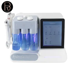 Calidad Superior 6 en 1 Hydra Oxygen Jet Dermabrasion Hydro Aqua Peeling Beauty Face Equipment