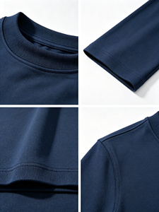 T-shirt coupe carrée, T-shirt court, T-shirt homme oversize à épaules tombantes, T-shirt en coton épais style streetwear pour personnalisation de <span class=keywords><strong>marque</strong></span> - Product Image 4