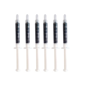 Private Label Tooth Whitening Syringe Gel 3ml Charcoal Teeth <b>Bleaching</b> Oral Care Usage - Product Image 1