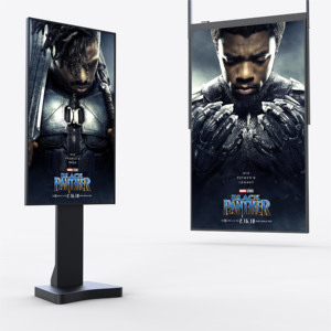 43 49 55 65 inch <span class=keywords><strong>LCD</strong></span> Màn hình hiển thị ngoài trời độ sáng cao kỹ thuật số biển Totem cửa hàng kiosk cửa sổ cửa hàng Màn hình quảng cáo - Product Image 4