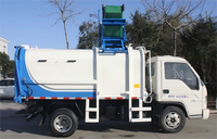 Camion Compacteur à Benne Latérale Mini QTH5076ZZZA 4x2 avec Moteur Diesel Euro 6 et Transmission Manuelle, Fabriqué en Chine