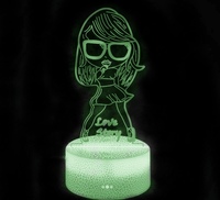 Chanteur The Eras Tour Concert Lover lampe de nuit cadeau pour les fans de musique