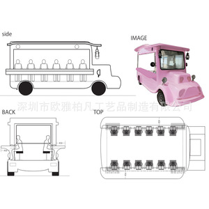 รถขายอาหารไฟเบอร์กลาส 4.8 เมตร 4 ล้อ พร้อมช่องเก็บความร้อนเคลื่อนที่สำหรับครัวกลางแจ้ง - Product Image 5