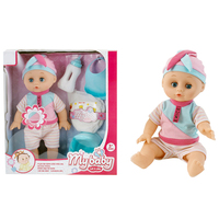 Cadeaux pour enfants 12 poupées bébé reborn Ic, filles, boit et fait pipi, poupée bébé vivante, jouet, poupée bébé de 14 pouces