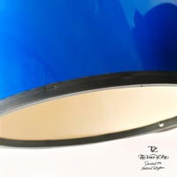 Factory Wholesale Blue Wooden14 Inch Single Headed Snare Drum Percussion Instrument