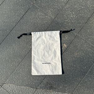 Wholesale Promotional Cotton <b>Drawstring</b> Bag Custom Logo Cotton Fabric Packing <b>Pouch</b> - Product Image 1